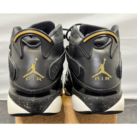 Nike Air Jordan 6 Rings Black Metallic Gold 322992-007 Men’s Size 13 Rare main image 5